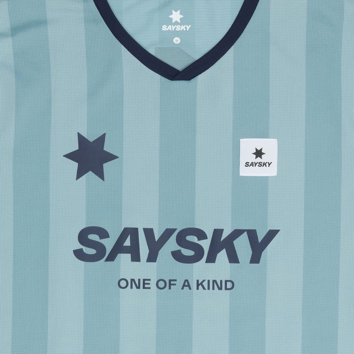 定価 ¥9 350｜2025 SAYSKY Stripe Combat Tシャツ BLUE AOP Mサイズ LLC-HASEGAWATOSO_COM