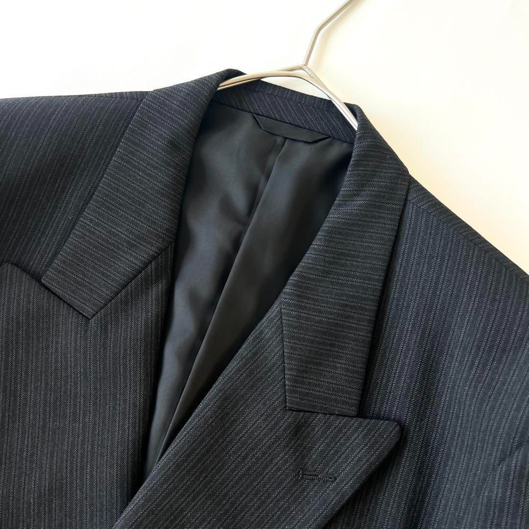 良品✨ヨウジヤマモト ダーバン スーツ セットアップ ワイド ダークグレー М ヨウジヤマモト ダーバンYohji Yamamoto DURBAN A.A.R ウール