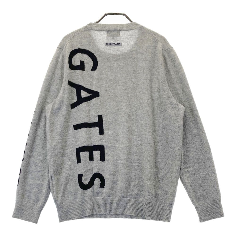 サイズ：4 PEARLY GATES パーリーゲイツ カシミヤ ニットセーター