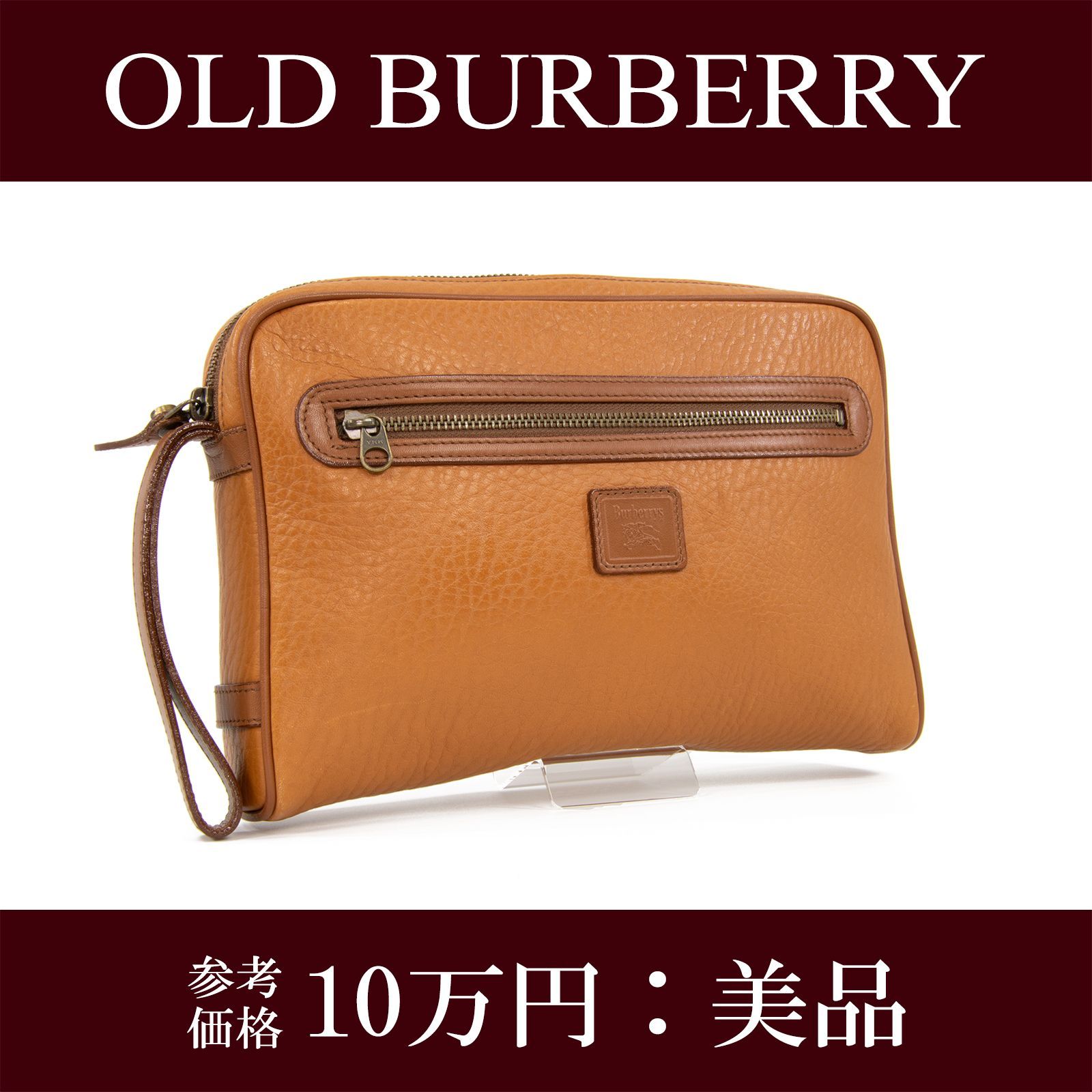 未使用 Burberry バーバリー クラッチ セカンドバッグ チェック BURBERRY バーバリー クラッチバッグ セカンドバッグ バッグ