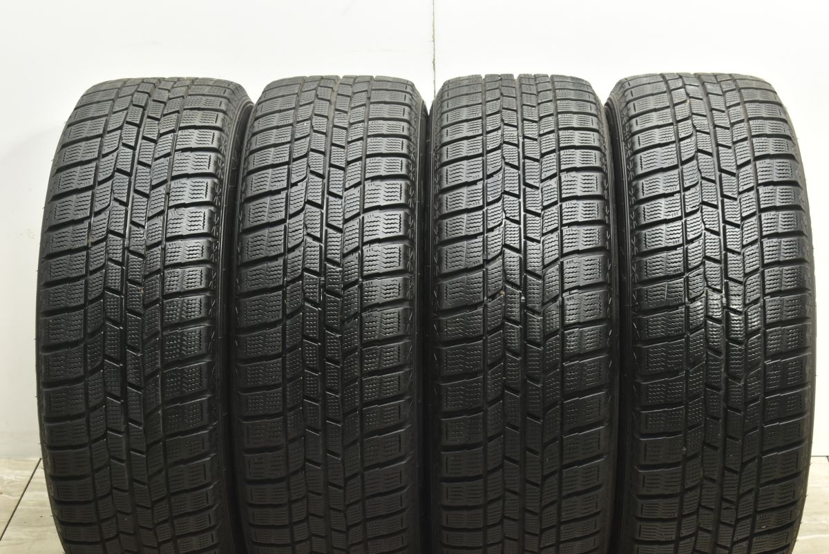 バリ溝】VOLTEC 17in 7J +48 PCD114.3 グッドイヤー アイスナビ 6 215