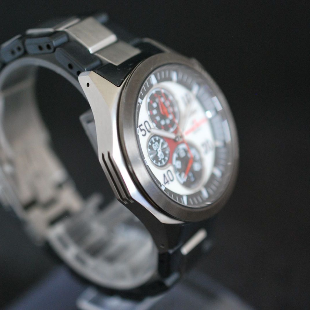 255 【美品 稼働】新品電池 SEIKO HONDA RACING 7T82-0AD0 y2k