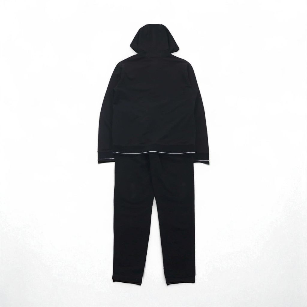 A X ARMANI EXCHANGE スウェット パーカー ジャージ セットアップ M ブラック 8NZM82 ZJH3Z