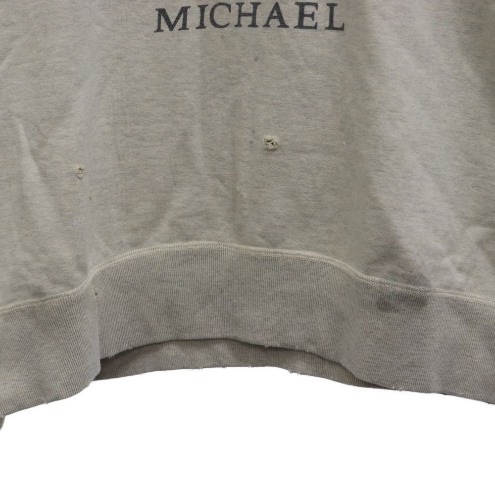 SAINT MICHAEL (セントマイケル) 21SS RAGLAN SWEAT SHIRT MICHAEL  