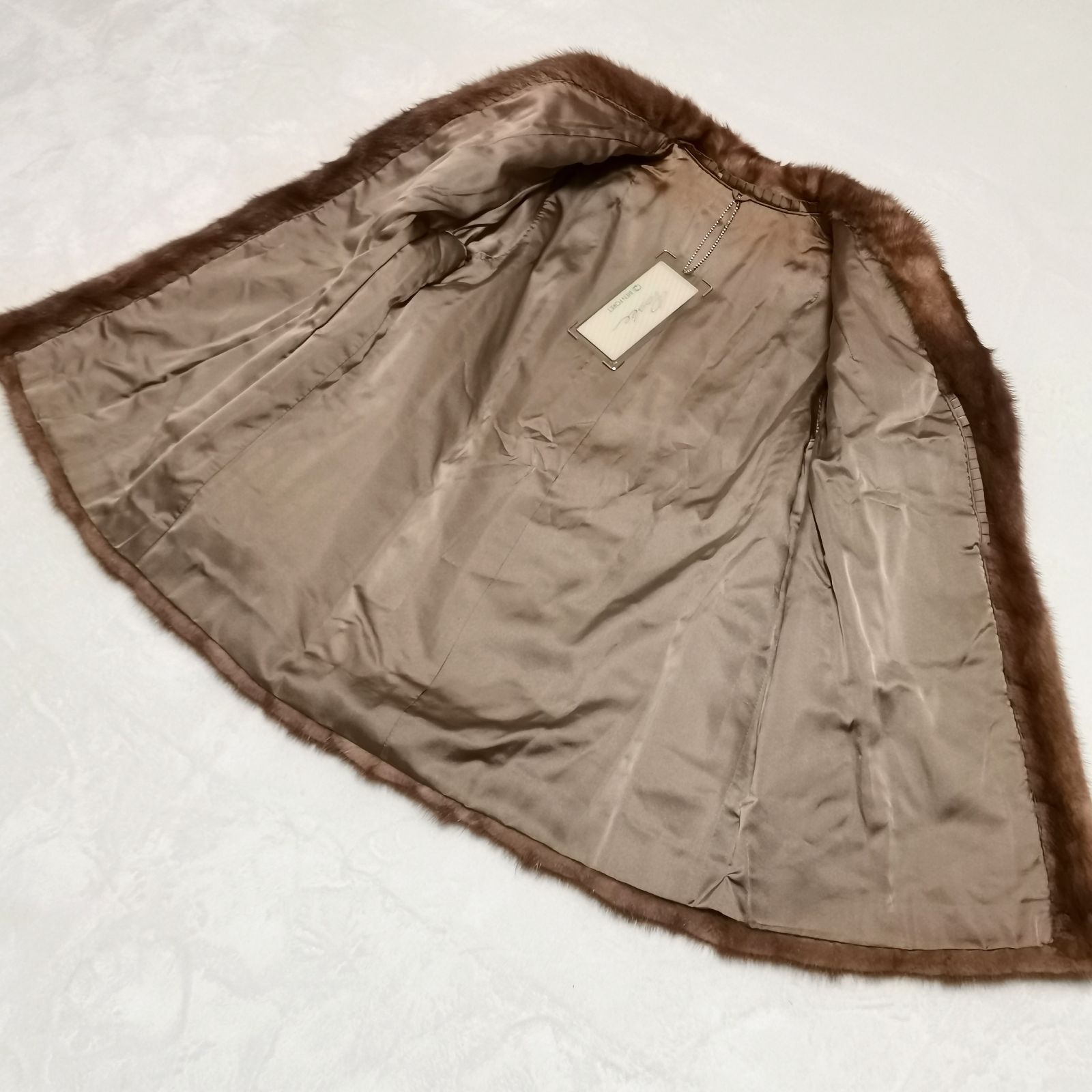 ZARA ファーベスト ZARA フェイクファーベスト 4369/242 ベージュ S