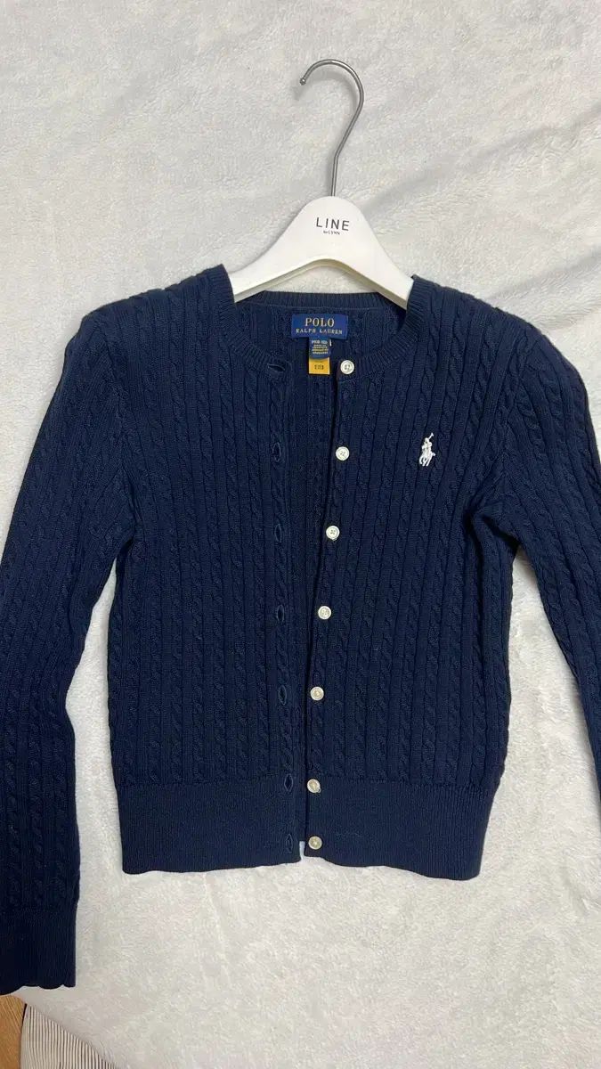 ポロ Ralph Lauren ラルフローレン ニット カーディガン ガールズ M 8 ー 10
