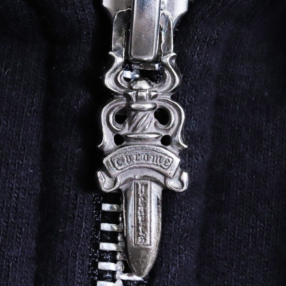 CHROME HEARTS ホースシュージップアップスウェットパーカー
