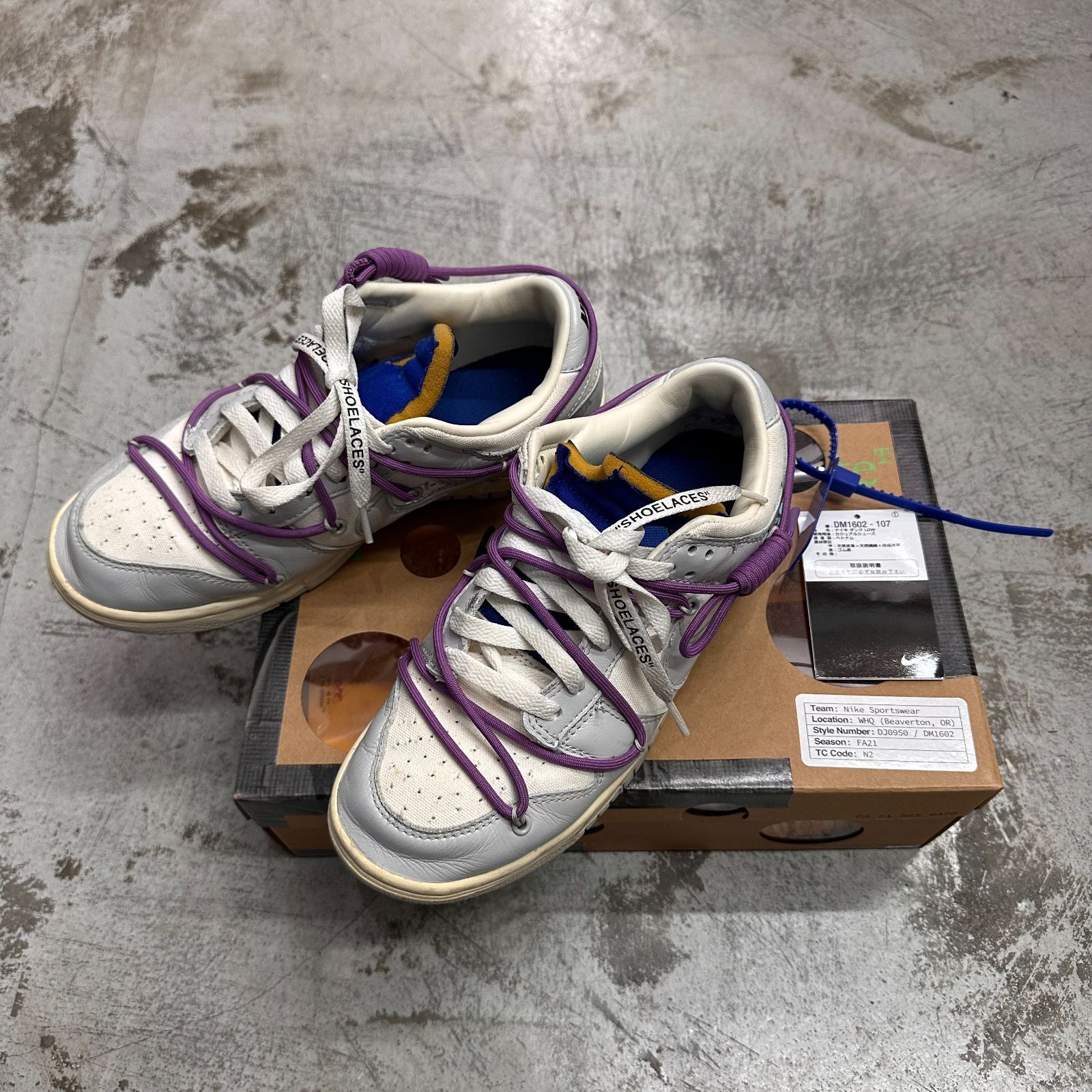 国内正規 Off-White Nike Dunk Low 1 OF 50 48 コラボ ダンク 国内正規 Off-White Nike Dunk Low 1 OF 50 48 コラボ ダンク