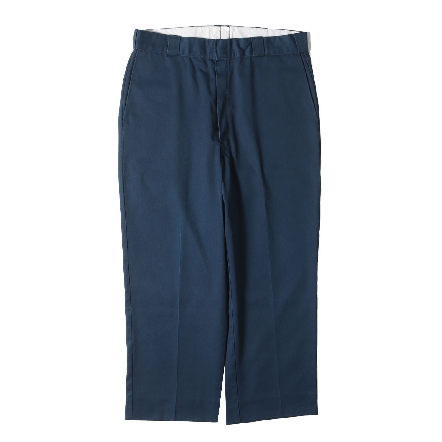 Dickies ワークパンツ ネイビー チビタグ アメリカ製 Dickies ディッキーズ パンツ サイズ:38×32 80s チビタグ T/C