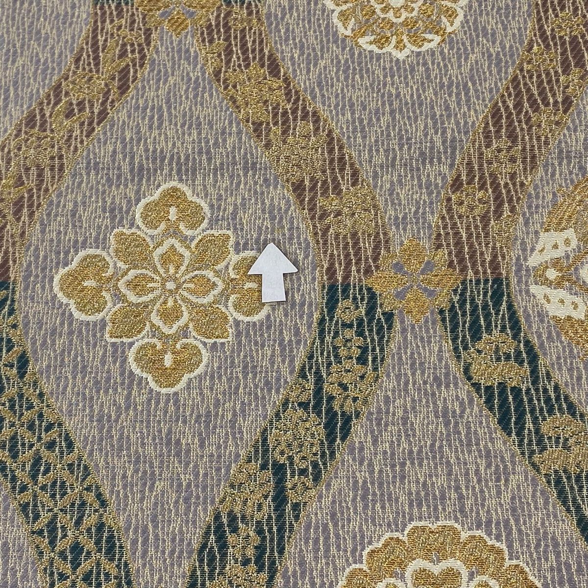 袋帯 美品 秀品 立涌 華文 金糸 灰紫 六通 正絹 【中古】 - メルカリ