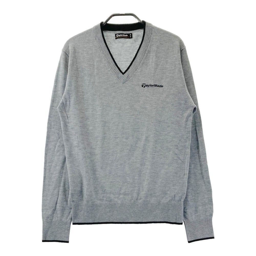 サイズ：M TAYLOR MADE テーラーメイド ウール混 Vネック ニット