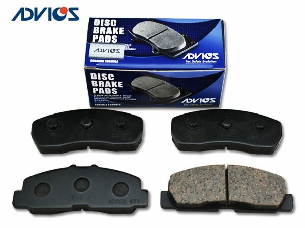 プレオ RV1 RV2 Ｈ10.07～Ｈ22.04 フロント ブレーキパッド 前 アドヴィックス 日本製 スバル SN677