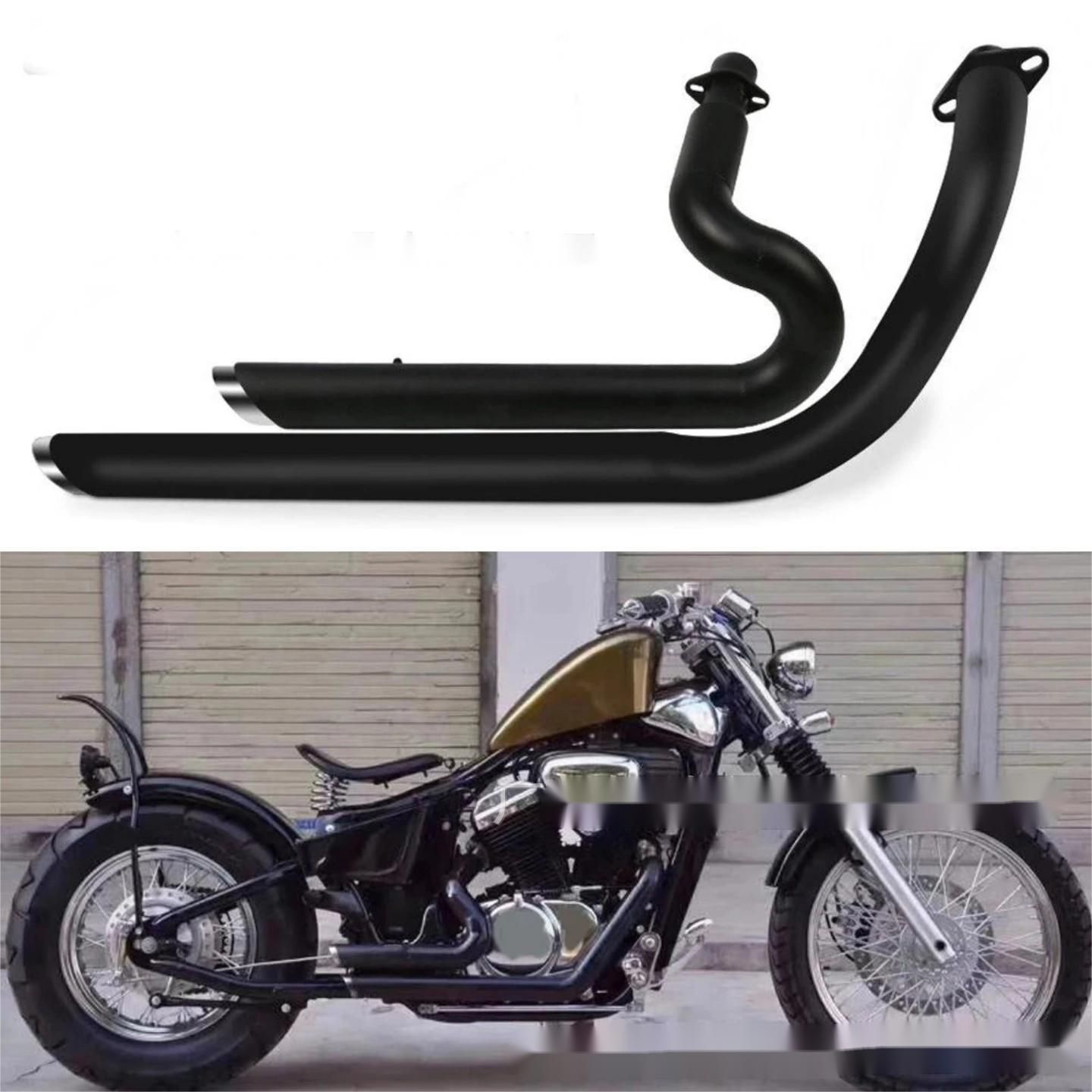 スティード400 スラッシュカットマフラー 車・バイク・自転車 バイク