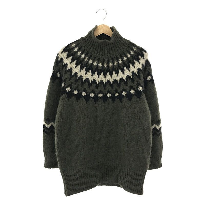 BATONER / バトナ― | MOHAIR NORDIC TURTLE NECK TUNIC / モヘア 