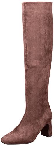 オリエンタルトラフィック ロングブーツ ニーハイブーツ レディース 大きいサイズ 小さいサイズ 歩きやすい フィット感 脚長効果 スクエアトゥ プレートヒール 柔らかい 21502 BROWN 22 AW 25 0 cm 5