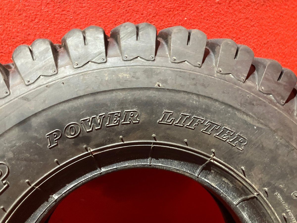送料無料】中古フォークリフトタイヤ 【6.00-10 12PR DUNLOP POWER  