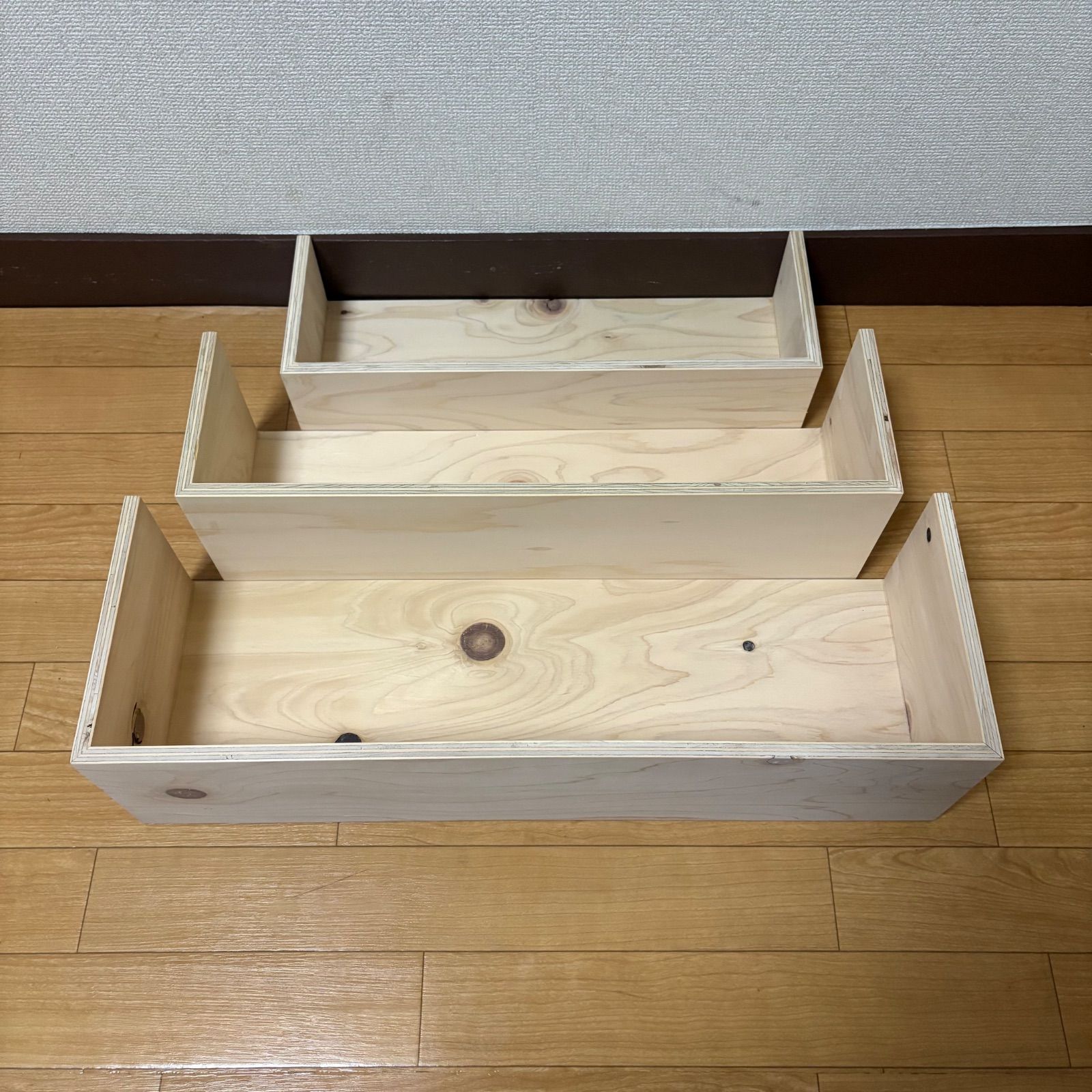 木製 卓上什器 HPミニネストディスプレイセット 55853 無塗装 
