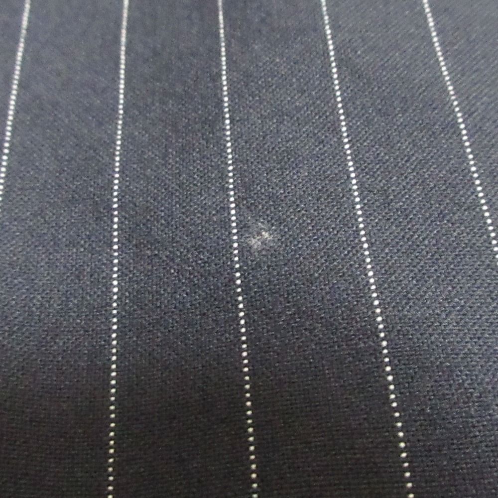 美品 MAISON SPECIAL メゾンスペシャル Worsted Like Over Shirt ストライプ 長袖 チュニックシャツ ブラウス FREE ネイビー レディース 古着 中古 MAISON SPECIAL - 美品 MAISON SPECIAL メゾンスペシャル