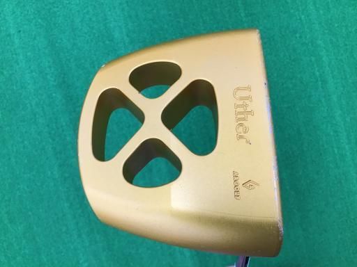 快適性 ARGOLF ARGOLF UTHER ゴールド 34インチ パター PT スチール フレックスその他 メンズ 男性用 右利き 右用 Cランク ゴルフクラブ