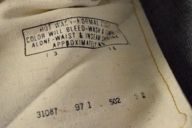 70s Levi's502 66前期 フラッシャー付きDEADSTOCK W29
