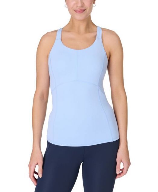 送料無料 スウェッティベティ レディース タンクトップ トップス Women s All Day Active Cross-Back Tank Top Breeze Blue