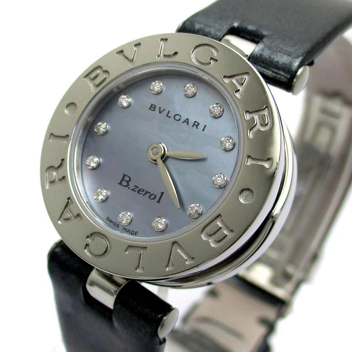 ジャンク品 BVLGARI ブルガリ 時計 B-Zero1 BZ22S 黒文字盤+