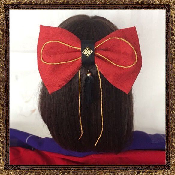卒業式 袴 前撮り 髪飾り はいからさんが恋する赤リボン - メルカリ