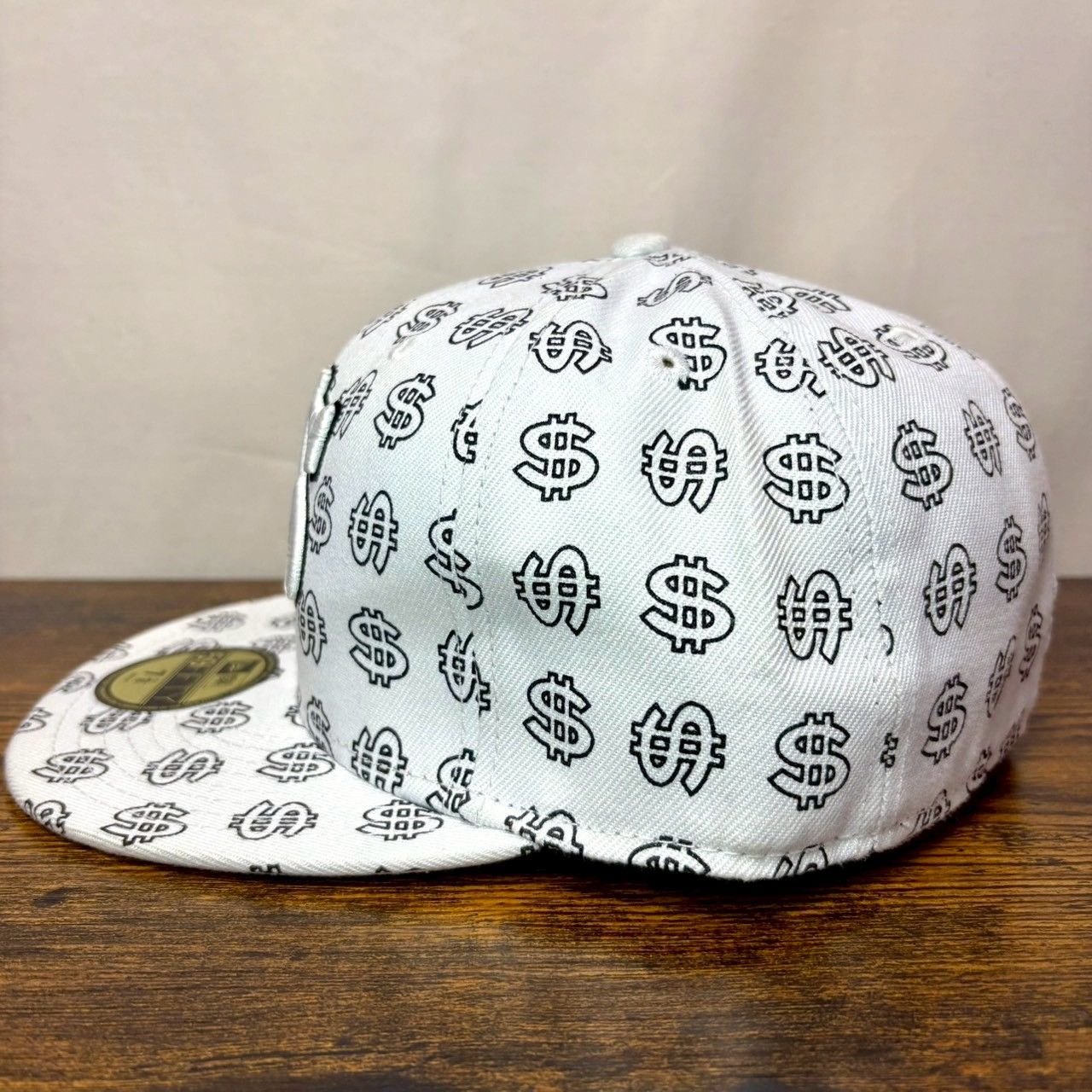 A34 ニューエラ 59fifty $ ドル モノグラム ヴィンテージ 1300 - メルカリ