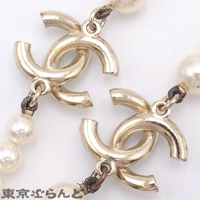 シャネル CHANEL ココマーク コスチュームパール ロング