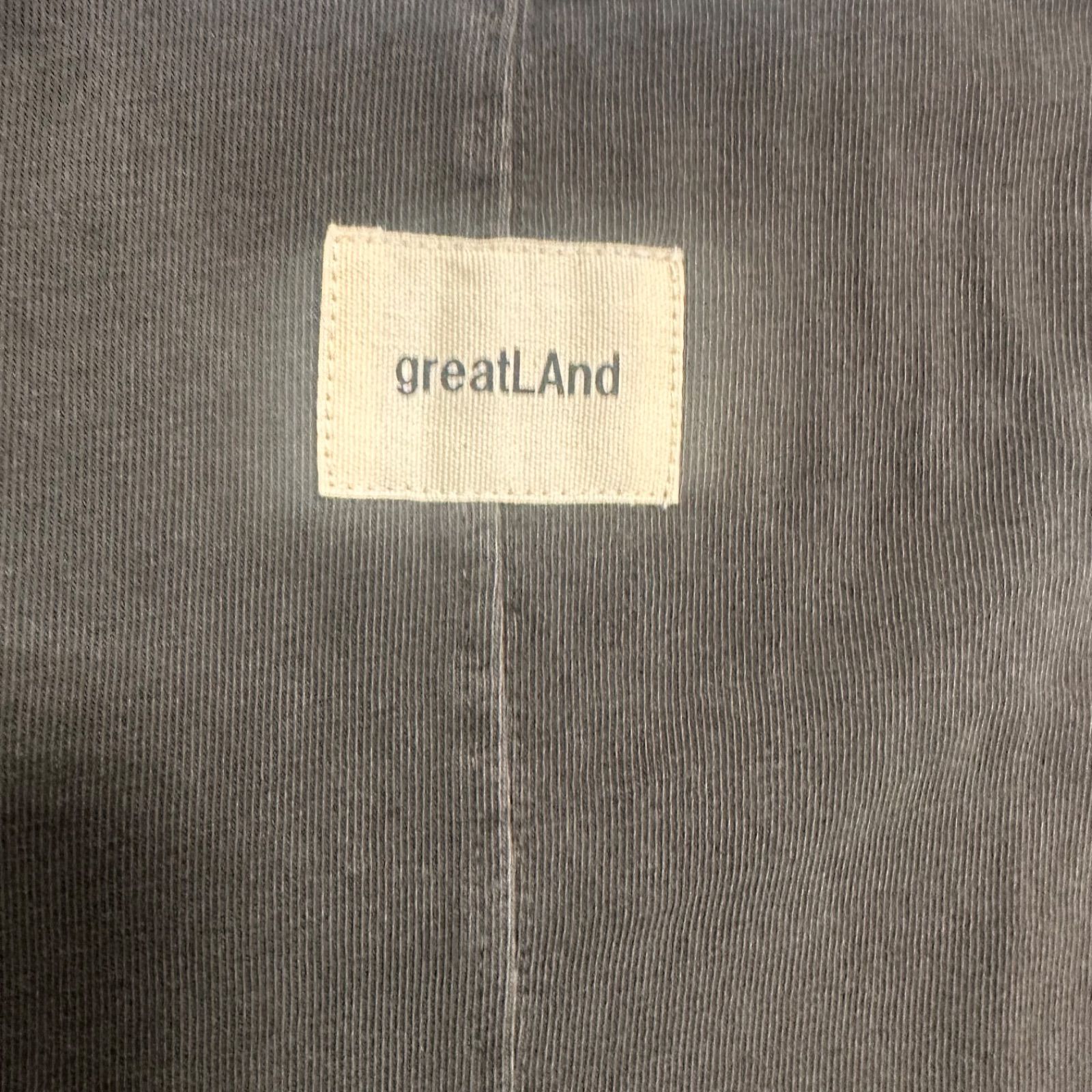 70】greatLAnd ORIGINAL Chad TANK TOP PIGMENT DYE CREAM