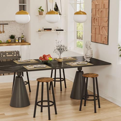 インダストリアルスタイル バースツール 2脚セット カウンター