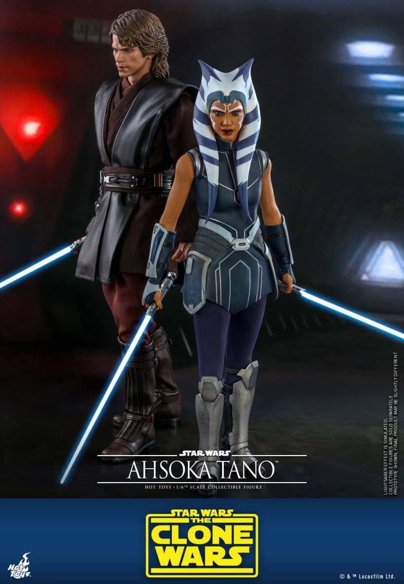 ホットトイズ 1/6 スター・ウォーズ：クローン・ウォーズ アソーカ・タノ 未開封新品 マンダロリアン TMS021 Ahsoka Tano  HOTTOYS - メルカリ