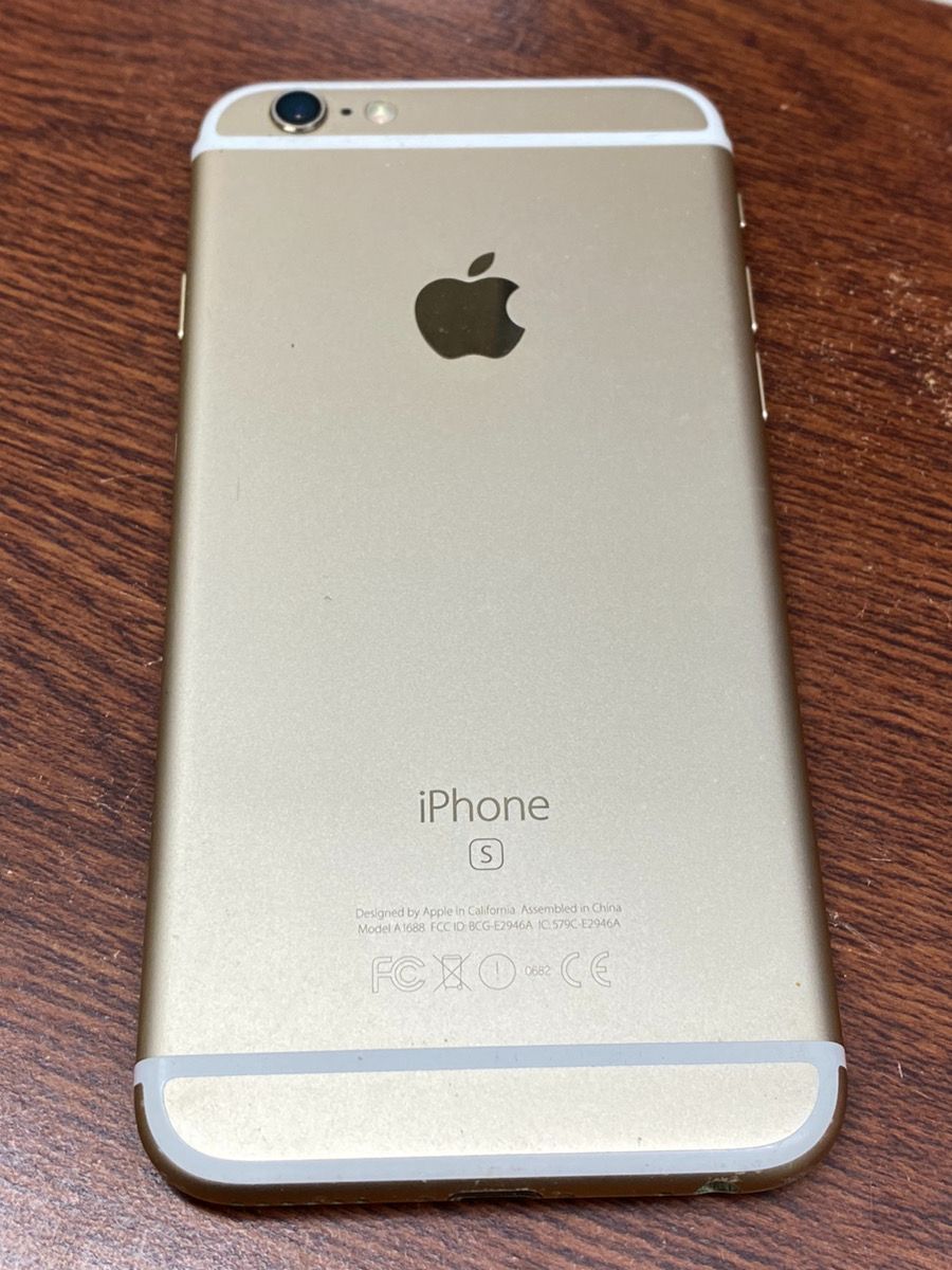 中古品】SIMフリー iPhone 6S 64GB バッテリー交換済 ゴールド 157 ...