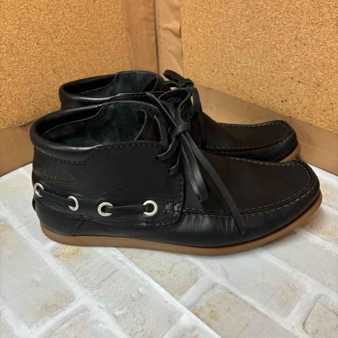 I338 ⭐ GUCCI チャッカブーツ 170304 - メルカリ