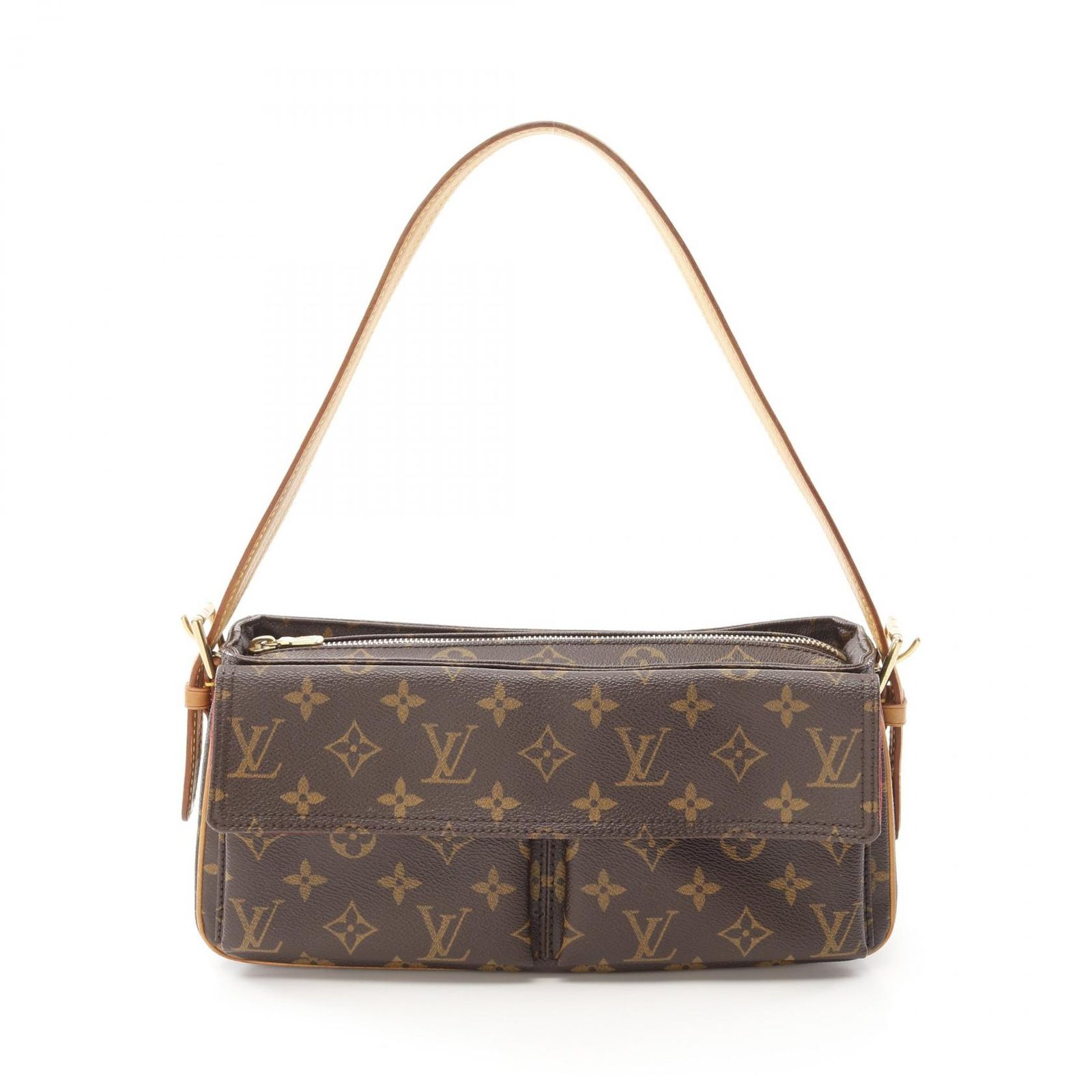 ルイ ヴィトン LOUIS VUITTON ショルダーバッグ ヴィバシテMM M51164 PVCコーティングキャンバス レザー ヴィバ シテMM レディース Used B