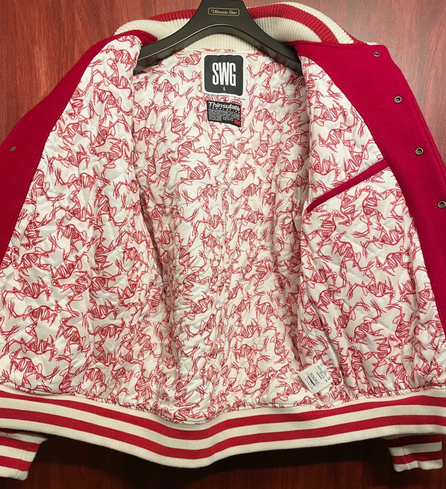 SWAGGER 「SWAGGER NEWSCHOOL」 ショールカラースタジアムジャケット