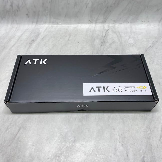 【ジャンク品】ATK 68 ゲーミングキーボード ブラック マグネティックスイッチ RAESHA V2