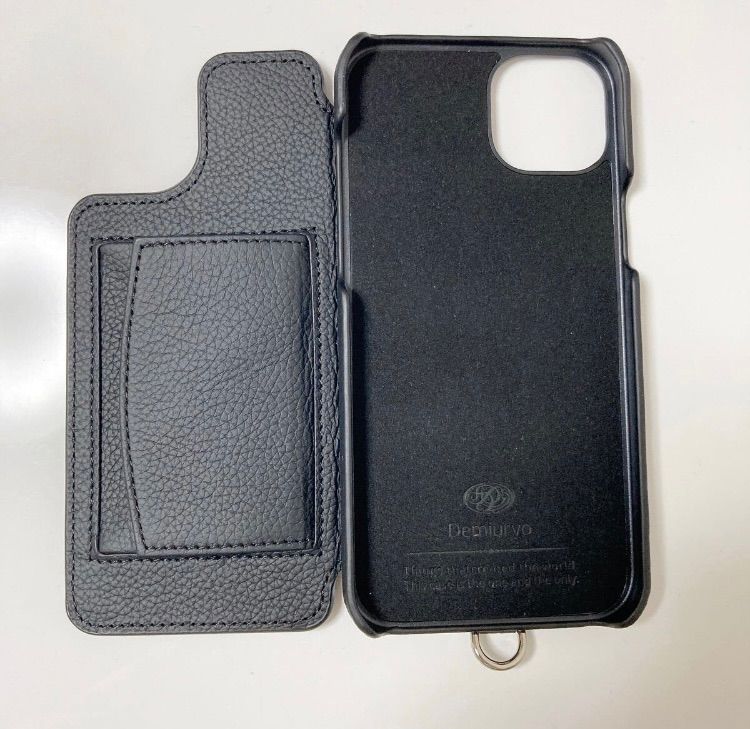 iPhone14ProMax　DEMIUデミュウiPhoneケース　ポシェ黒新品 Amazon.co.jp: DEMIU デミュウ POCHE iPhone14 ブラック