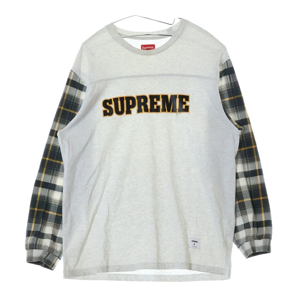 21aw supreme geo arc l/s ロンt カットソー 白 SUPREME (シュプリーム) 21AW Geo Arc L/S Top ゲオ アーク