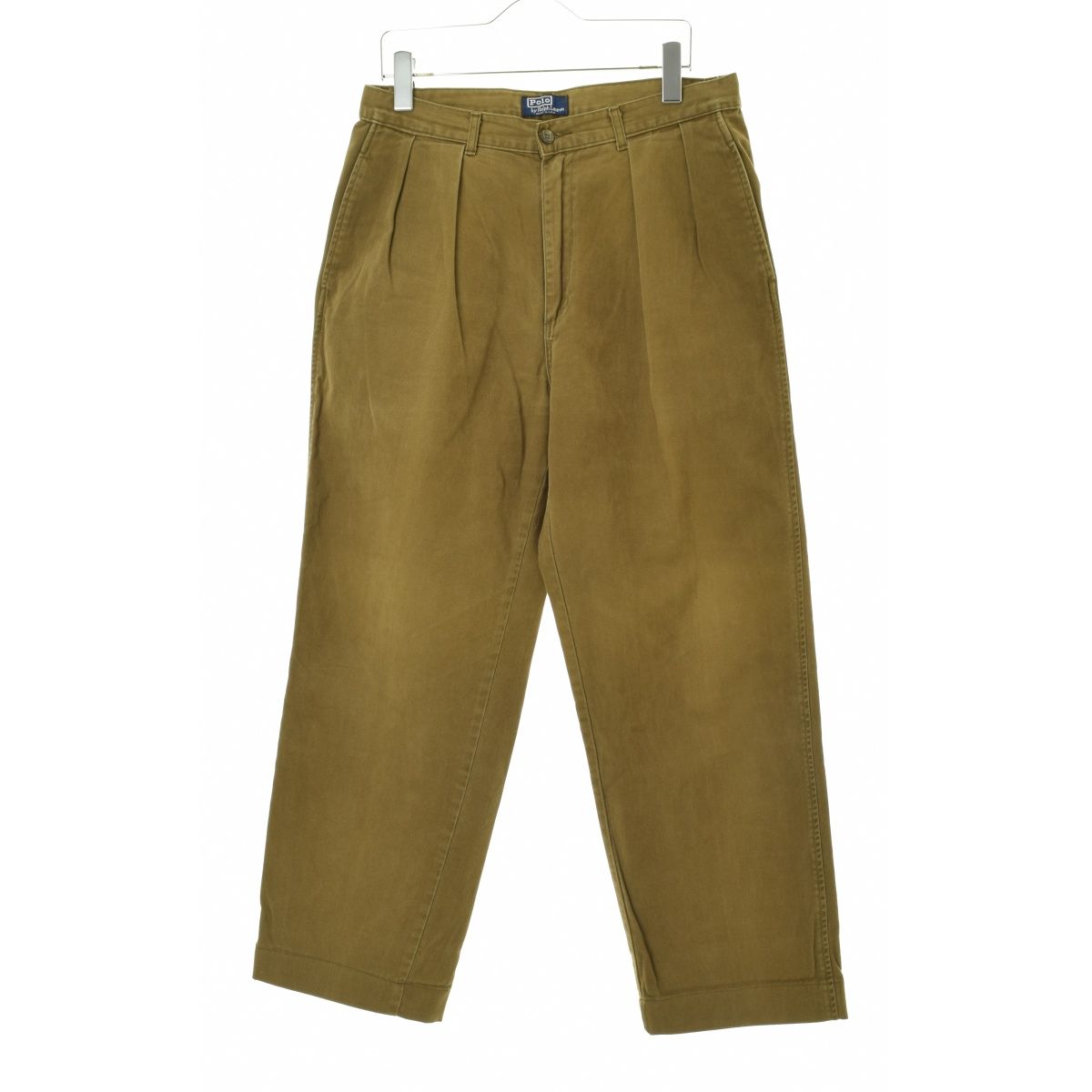 POLORALPHLAUREN】90s USA製 POLO CHINO 2タックコットンパンツ