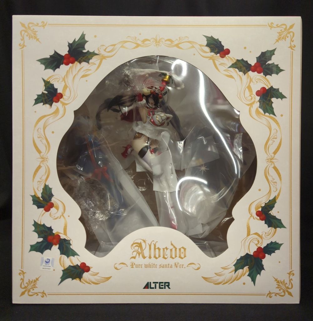 開封美品 アルター アルベド 純白のサンタVer. フィギュア アルター