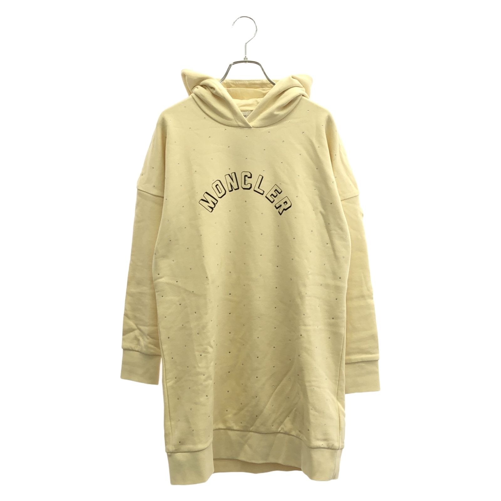 モンクレール MONCLER パーカー パーカーキーズ14A 白系 C-WCOM-231881-14A 白系 コットン パーカーキーズ14A 白系 ガールズ Used B