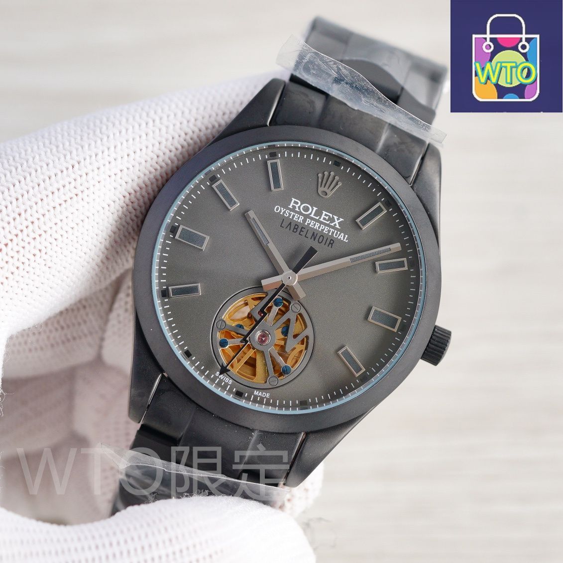 歴史的挑戦 ロレックス カスタム トゥールビヨン|レーベル ノワール改修|伝統機芯×未来技術| | -WTO輸入2