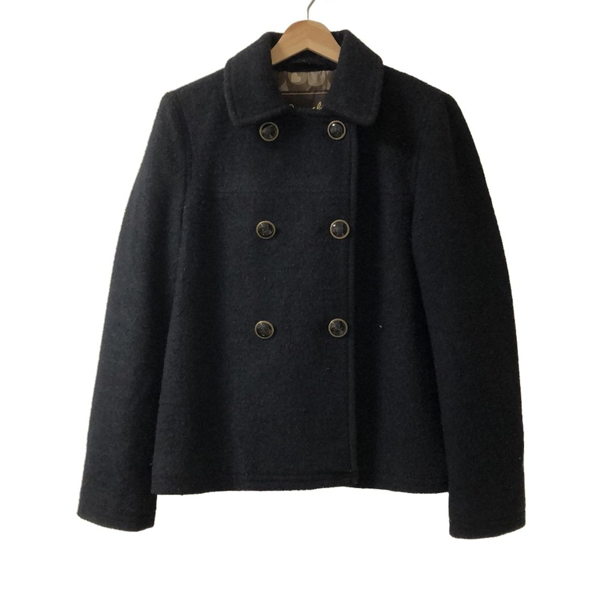 COACH ダークグレー ピーコート Sサイズ メンズ コーチ ピーコート ダークグレー Sサイズ(日本Lサイズ