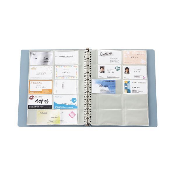 まとめ コクヨ名刺ホルダー 替紙式 発泡PPシートタイプ 30穴 500名 ヨコ入れ 黄 メイ-F355NY 1冊 ×3セット