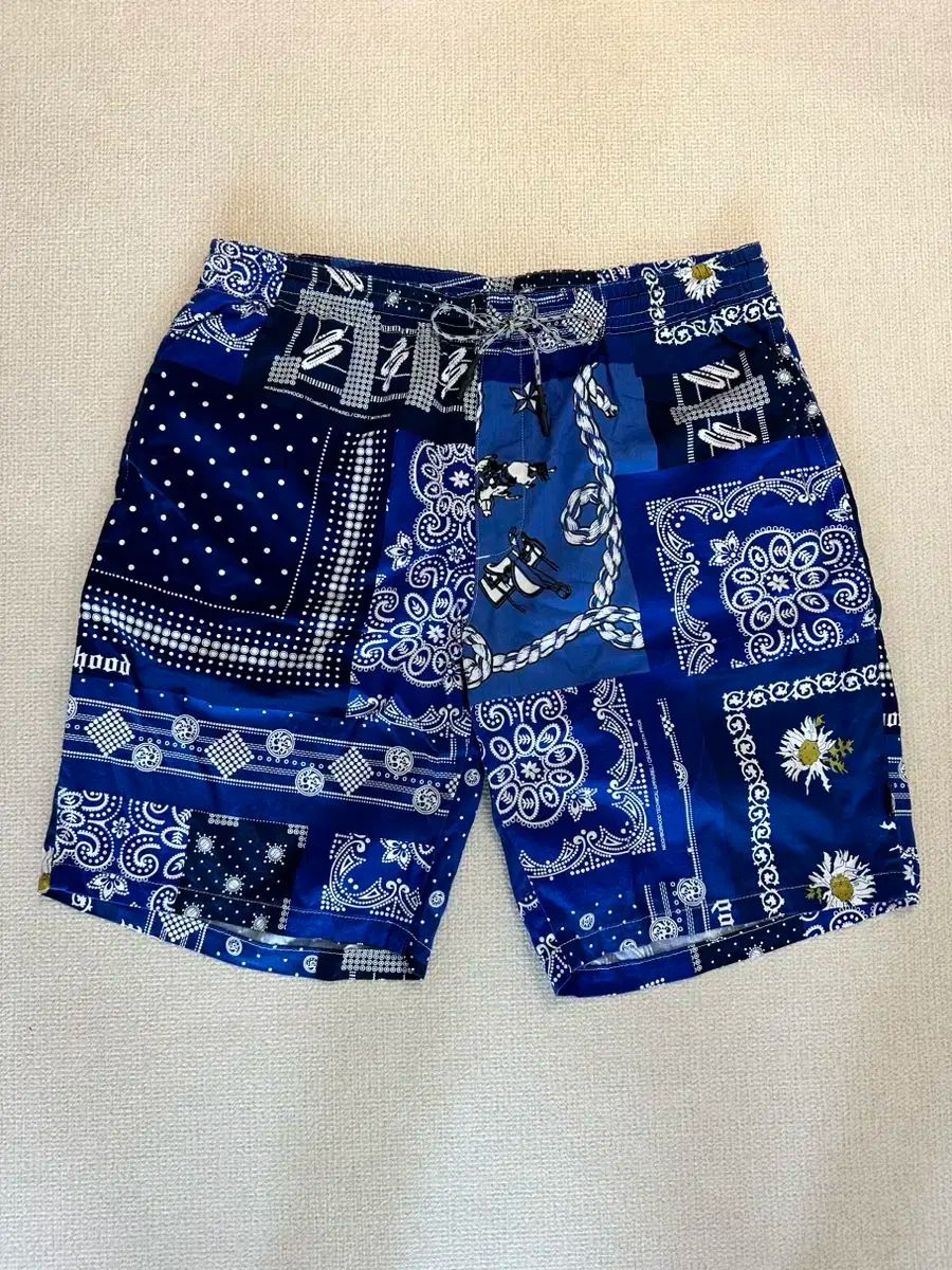 【雷市場（ポンジャン）商品韓国直送】XL NEIGHBORHOOD(ネイバーフッド) バンダナ ショートパンツ ハーフパンツ