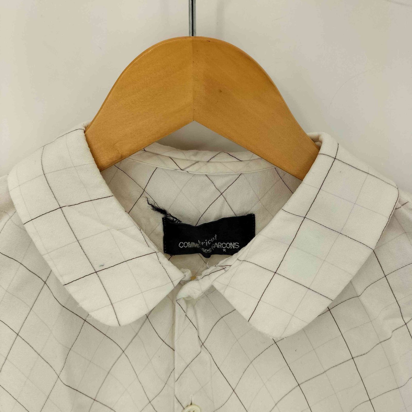 希少 美品 09年製 トリココムデギャルソン 丸襟 チェック デザインジャケット tricot COMME des GARCONS - 希少 美品 09年製 トリコ