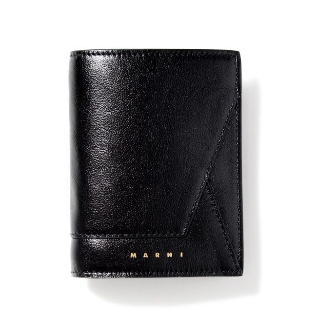 新品未使用】 MARNI マルニ レディース 財布 二つ折り財布 ブラック