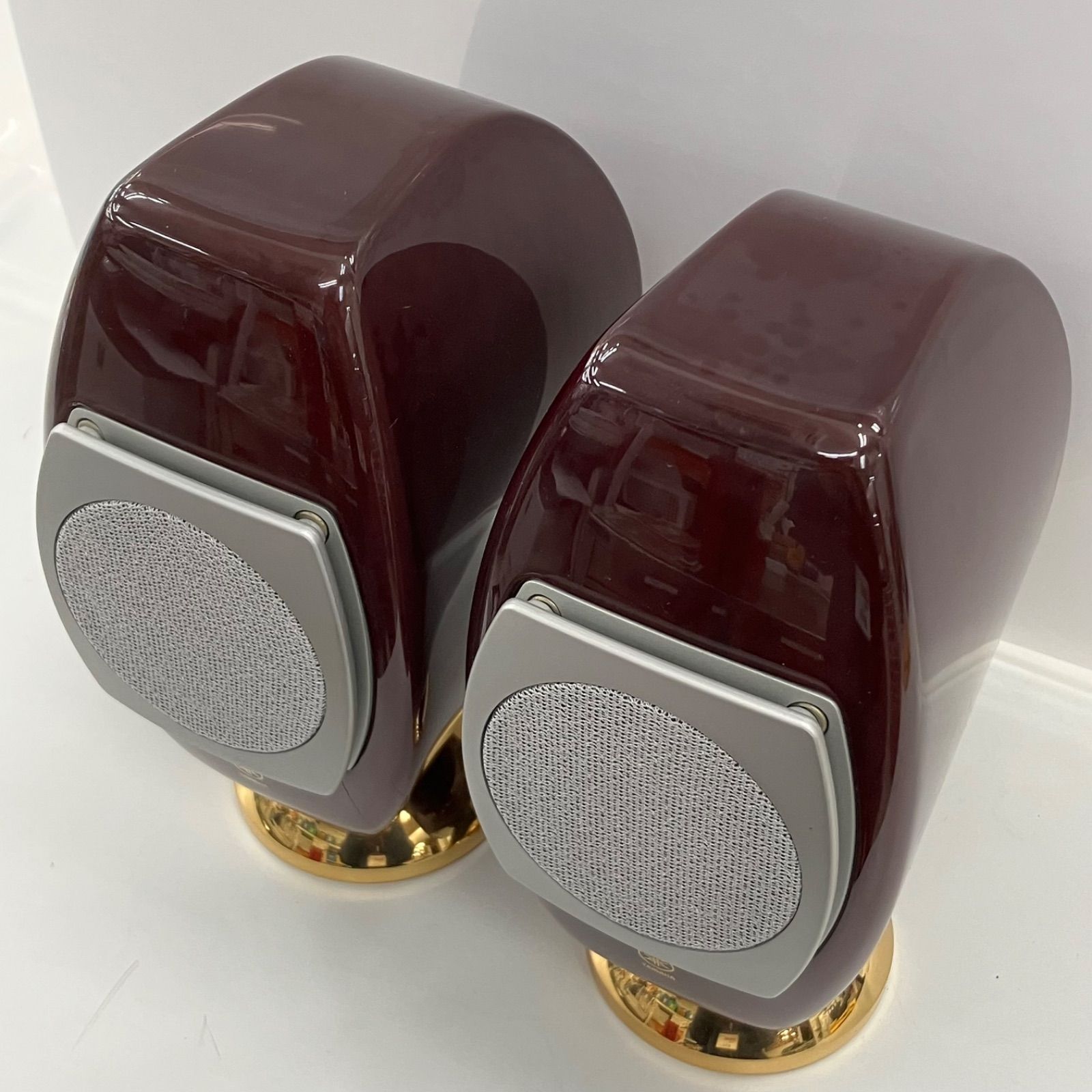 絶版！ ヤマハ スピーカー NS-pf7 マホガニー ヒビ有り マイクロサイズ