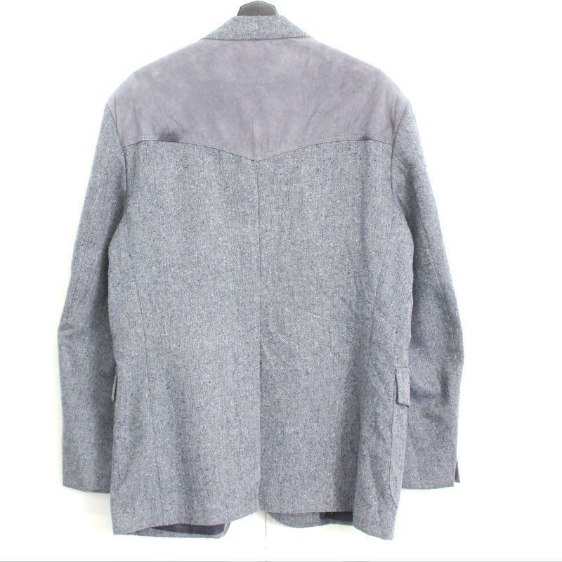 90s USA製 vintage PENDLETON 無地 バイカラー レザー切り替え ウール